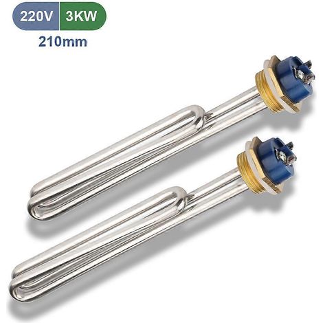 Élément chauffant à immersion de 3 kW, résistance de chauffe-eau 220 V, en acier inoxydable, filetage DN 1 pouce BSP (1/5)