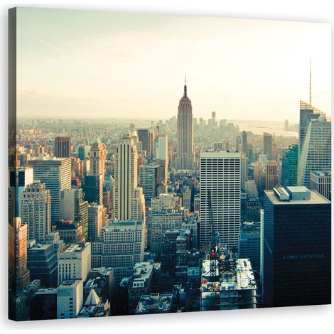 Tableau sur toile Gratte-ciel de New York 60x60 (1/5)