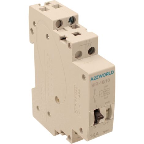 Relè Passo Passo Impulse Relay Modulare 1M 16A AC 230V /DC 110V IP20 BIR-16/10 (1NO)