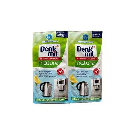 50 g, Dm Détartrant instantané à l'acide citrique pour calcaire, taches de thé et autres taches (2 sachets) (1/3)