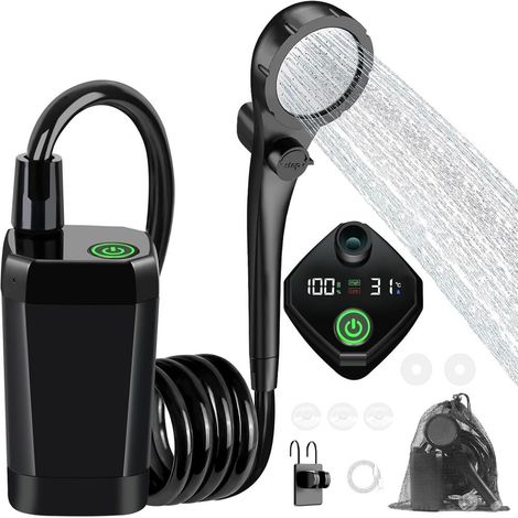 6000mAh, Douche Camping mobile, Étanchéité de Niveau IPX7 prise en main rapide top vente top vente top vente (1/5)