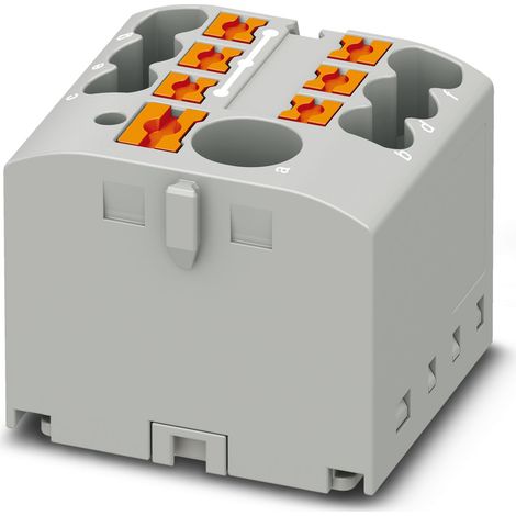 Bloc de distribution PHOENIX CONTACT, 3273330, PTFIX 6/6X2,5 GY