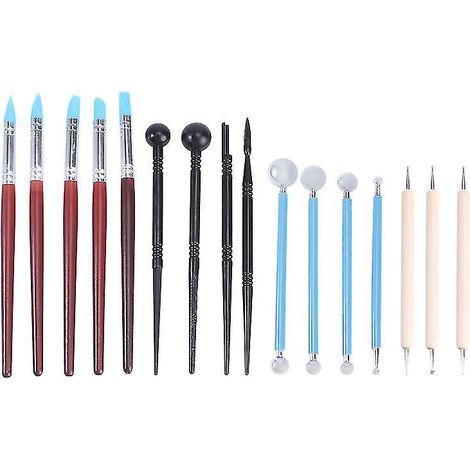 14 outils de sculpture sur céramique (1/3)