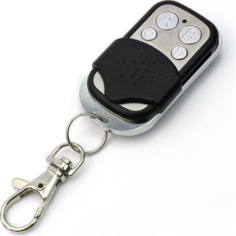 TrAdE Shop Traesio - Telecomando Per Cancello Automatico Universale A 4 Canali Programmabile 433mhz - (1/2)