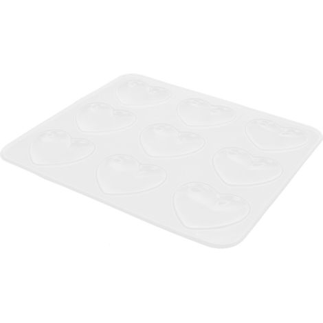 Moule à cœur 3 pièces pour pâtisserie DIY, 9 cavités pour gâteaux, ustensile de cuisine (1/5)