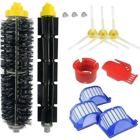 Kit de cepillos y accesorios para iRobot Roomba Serie 600 (605, 610, 616, 620, 625, 630, 631, 632, 639, 650, 651, 660, 670, 680, 681, 691, 696) - Kit de 13 piezas (1/4)