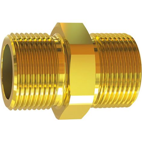 Nipplo Doppio M5 / M5 Fe / Brass / Oc 7