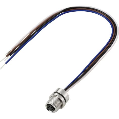 TRU COMPONENTS TC-13751912 Câble de raccordement M8 x 1, M10 x 0.75 femelle, droit 0.2 m Nombre de pôles: 4 1 pc(s) (1/3)
