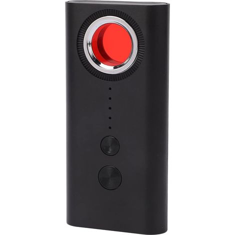 Détecteur de caméras cachées, alarme LED portable, détecteur anti-espion, détecteur de dispositifs cachés GPS rapide et instantané pour voiture, bureau, voyage, hôtel (1/5)
