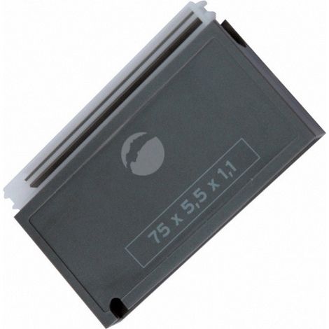 Leman - Boite 10 Fers de Rabot Reversibles Carbure 80 X 5,5 X 1,1 (1/2)