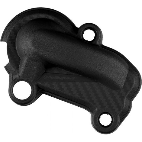 Copertura pompa acqua Polisport per KTM SX SXF XC 250 300 EXC Husqvarna TC TE 19 nera