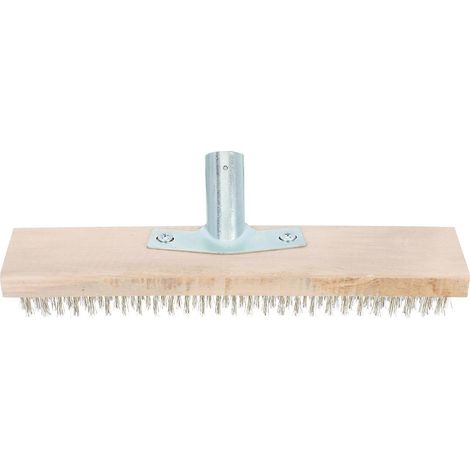 Brosse anti-mousse et désherbage pour jardin (1 pièce), brosse de rechange pratique sans manche-30.00X10.00X8.00CM-Yellow (1/4)