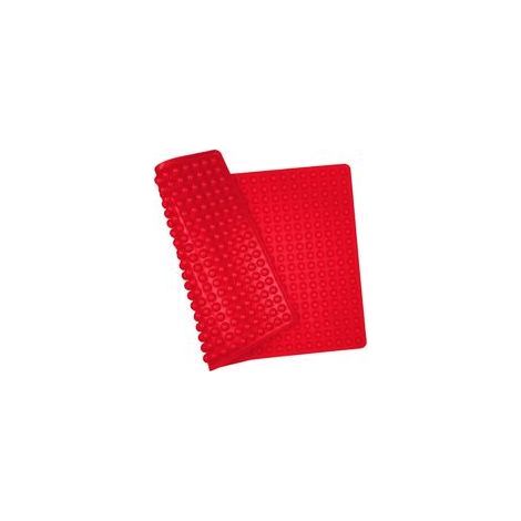 Silikon-Backmatte, halbkugelförmig, wiederverwendbar, rot (1/5)