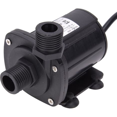 Pompe à eau CC sans balais 24 V, débit de 1200 l/h, pour chauffe-eau, chauffage au sol et pompe de circulation. (1/5)