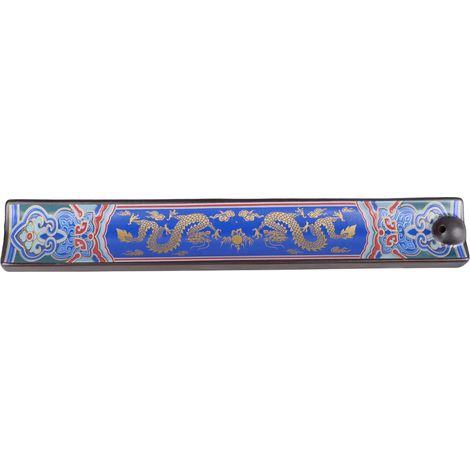 Porte-bâton d'encens en céramique avec cendrier pour comptoirs, salle de méditation, yoga, maison, bureau. (1/5)