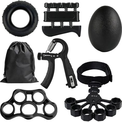 7 Pièces Grip Musculation Avant Bras Balle Main Entraînement (1/5)