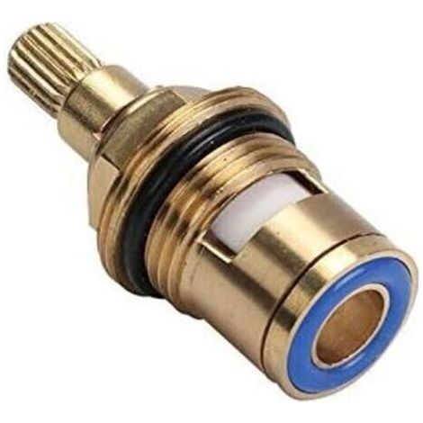 Évier de cuisine Remplacement En Laiton En Céramique Robinet Valve Insert Glande Cartouche Quart De Tour Universel 1/2"Robinet Intérieur Robinet pour Salle De Bains Cuisine Robinet (bleu)-- (1/5)