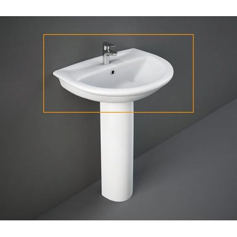 RAK CERAMICS - KARLA LAVABO 55 CM. BIANCO KAWB00002