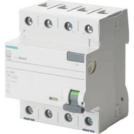 [NEUWERTIG] B-Ware Siemens FI-Schutzschalter Fehlerstromschutzschalter SENTRON 5SV3 25A 30mA 4 Pol (1/2)