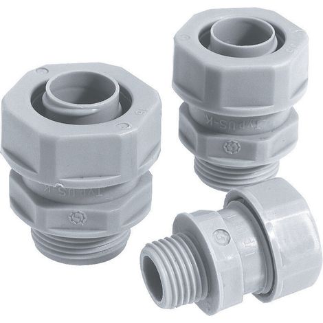 LAPP 55501340 SILVYN® USK-M 25x1,5 Schlauchverschraubung Silber-Grau (RAL 7001) M25 21 mm Gerade 1 S
