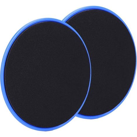 Disque Coulissant - 2 Pièces - ABS - Entraînement Core Et Équilibre - Yoga Et Fitness - 17,8cm Bleu