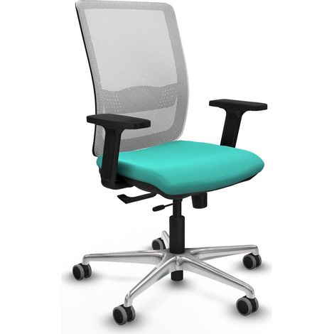 Chaise de bureau piqueras y crespo Haches blanc cuir synthétique (1/2)