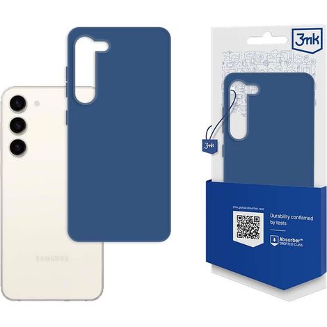 Samsung Galaxy S23+ - Funda mate de 3 mm azul