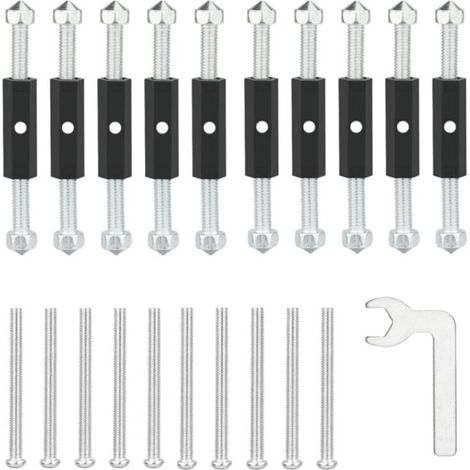 10-teiliges Audiokassetten-Reparaturset, inklusive 118 Reparaturarten, Schaltern, einem Reparaturstab und elektrischem Zubehör.