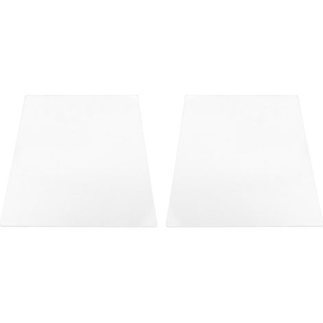planches à découper en acrylique transparent avec revêtement antidérapant, pour couper les fruits et légumes, idéales pour la cuisine, le camping et le magasin. (1/5)