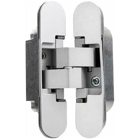 Charnière Invisible pour Portes Lourdes - Lot de 2 (Charge 40 kg, Ouverture 180º) (1/4)