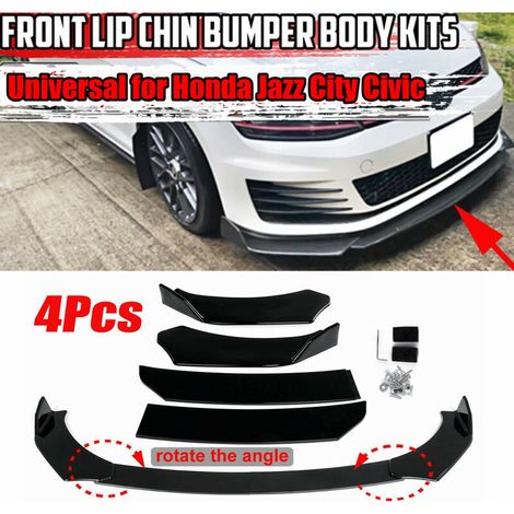 Modified Cars Accessories Universal Front Bumper Lip Body Kit Spoiler for Honda for Jazz City Civic for Toyato Vios Coralla for Mazada 2 3 for Benz for BMW (1/5)