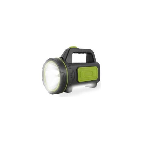 Torcia LED ultra luminosa, ricaricabile tramite USB, 13500 lumen, batteria da 6000 mAh, con luce laterale, torcia impermeabile ad alta potenza per emergenze, caccia, escursionismo, campeggio (con luce