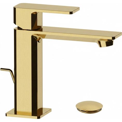 MISCELATORE MONOCOMANDO LAVABO ICON- Oro Spazzolato- MARIA- pezzi 1 (1/3)