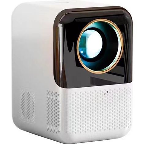 Projecteur de bureau Android TV HD 720p, projecteur vidéo portable sans fil 5G, projecteur intelligent pour films, projection d'écran de smartphone pour chambre et salon (1/5)