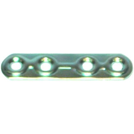 4 PEZZI - LASTRINE DI GIUNZIONE METALLICHE STONDATE 1,5x80MM (1/2)
