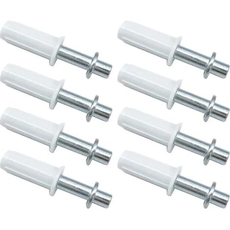 Ensemble de 8 portes pliantes, quincaillerie pour porte de placard pliante, pivot supérieur, à ressort (blanc) (1/4)