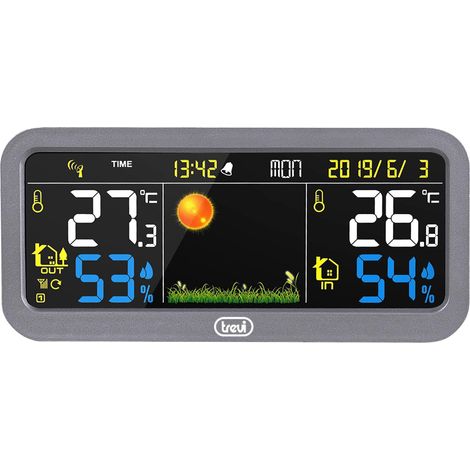 Trevi ME 3P20 RC Grau LCD Wechselstrom/Batterie