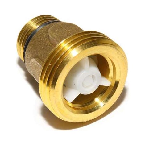Rückschlagventil für Zikulationspumpen G 1/2'' x G 1'' mit Nullring 40mm