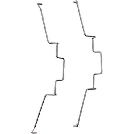 Stück Kühlclips zur Wärmeableitung für Computer-CPU-Lüfter, Edelstahl-Drahtbefestigung, Schnallenhalterung 12 cm (Haken unten 12 cm)
