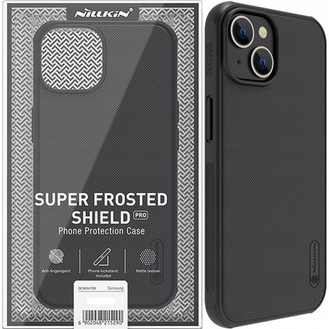 Cover posteriore Nillkin Super Frosted Shield Pro per iPhone 14 Plus, colore nero. (1/5)