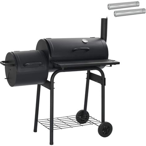 Outdoor Grill 103 x 60 x 113 cm Steel Black vidaXL (1/5)