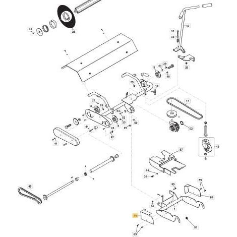 PROTEZIONE CINGHIA SX ORIGINALE STIGA - 118890295/0