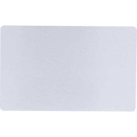 50 beeindruckende, lasergegravierte Visitenkarten aus Metall (Silber) – 50er-Packung (1/2)