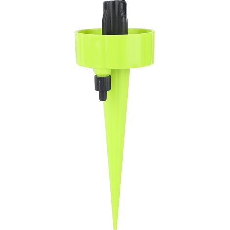 Piquet d'arrosage automatique pour plantes et fleurs - Outil d'irrigation goutte à goutte pour la maison, le jardin et le balcon - Accessoires et fournitures - Vert (1/5)