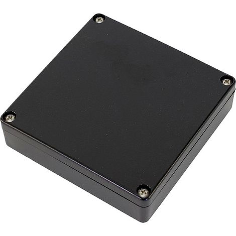Hammond Electronics 1551WXBK Contenitore universale 80 x 80 x 22 ABS Nero 1 pz.