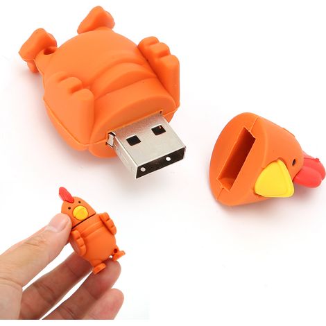 Clé USB portable de stockage de dessins animés pour ordinateur de bureau, ordinateur portable, tablette, TV (port USBA) (16 Go) (1/5)