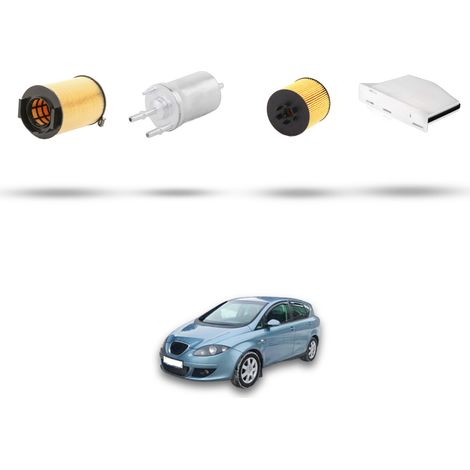 Kit tagliando 4 filtri compatibile con Seat Toledo III (5P2) 1.4 TSI 92kw dal 2007 (1/5)