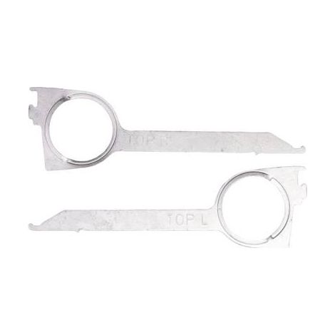 2 Cles Extraction autoradio Becker origine Audi Seat (1/3)