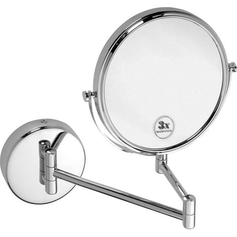 Sapho X-Round - Espejo cosmético de pared, cromo XR006