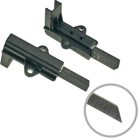 KIT COPPIA SPAZZOLE motore lavatrice INDESIT ARISTON anche su BEKO
